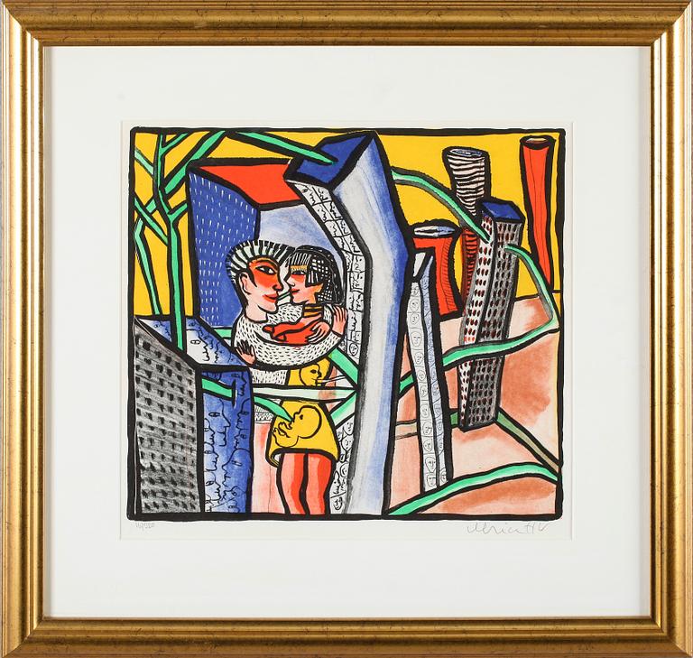 ULRICA HYDMAN-VALLIEN, färglitografi, signerad och numrerad 16/380.