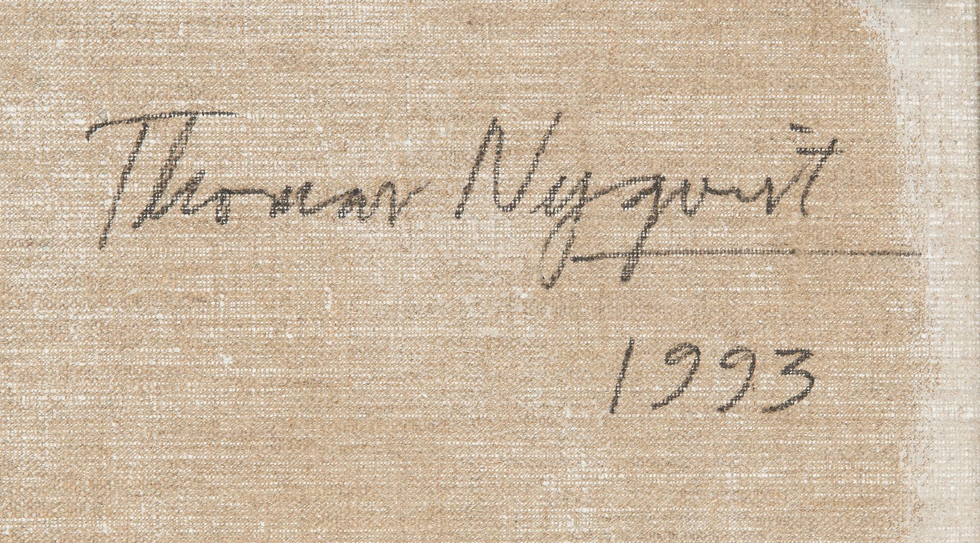 Thomas Nyqvist, oil on canvas, a tergo signed and dated 1993.