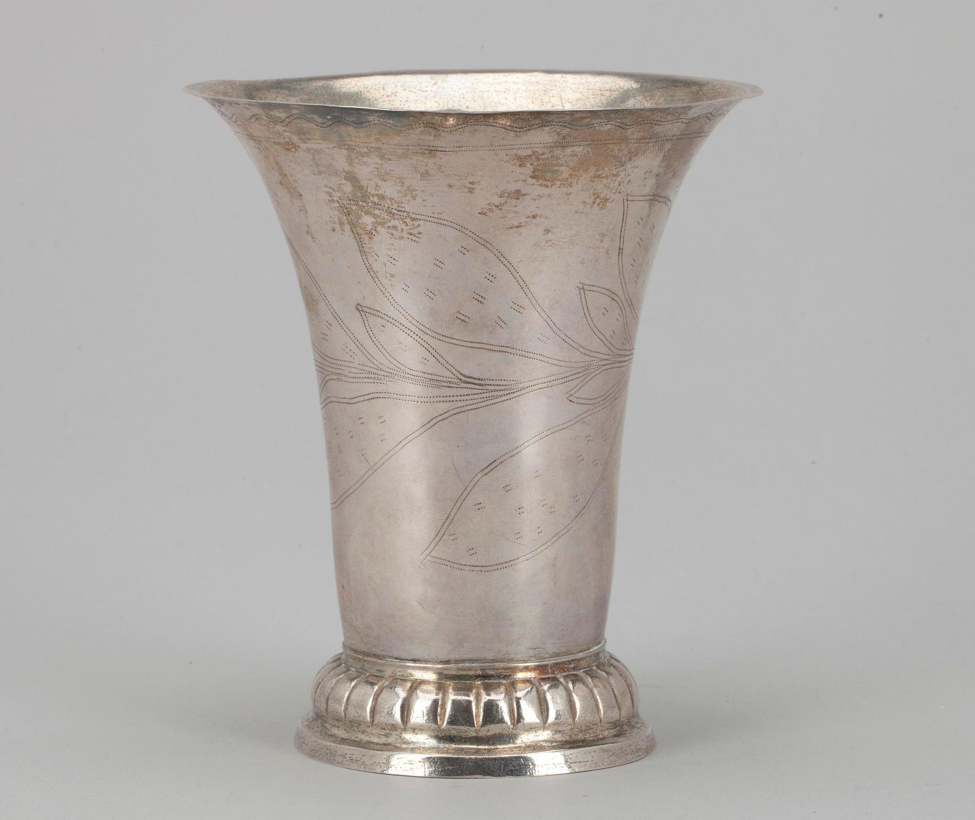 PIKARI, hopeaa, Olof Robert Lundgren (1821-1882), Turku 1800-luvun alkupuoli. Paino 95 g.