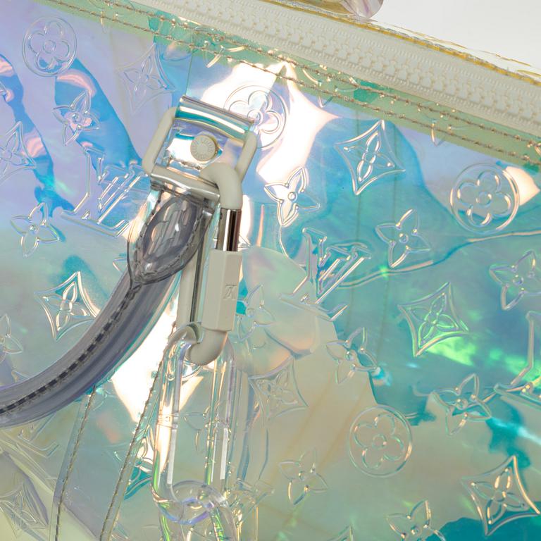 Louis Vuitton, weekendbag, "Keepall Bandouliere 50 Prism", Défilé Homme, 2019.