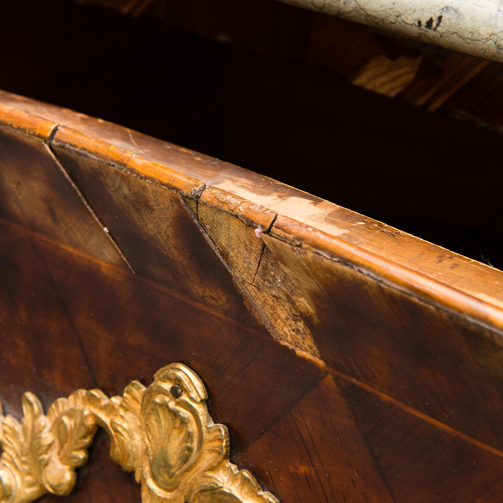 A Swedish Rococo 18th century commode by G. Foltiern.