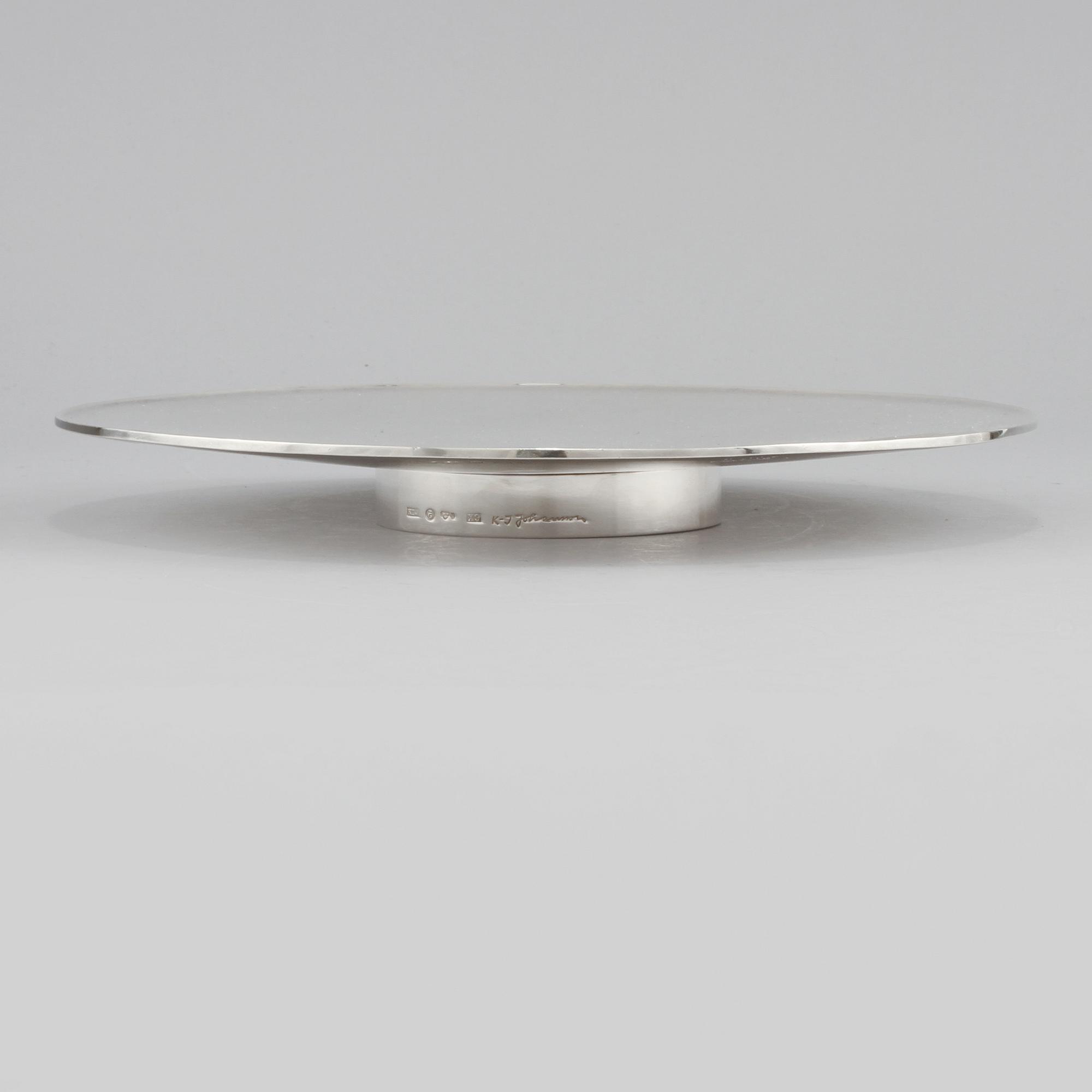 FAT, silver, K J Johansson, Göteborg, 1972. Vikt 737 cm.