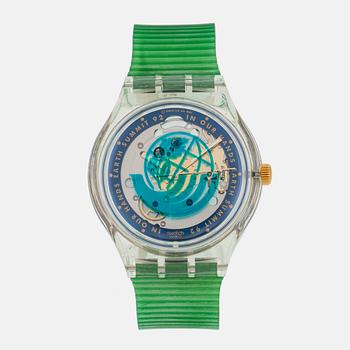 SWATCH, Automatic, Time To Move, wristwatch, 36.8 mm,