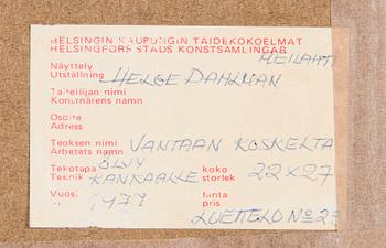 Helge Dahlman, Vanda Fors.