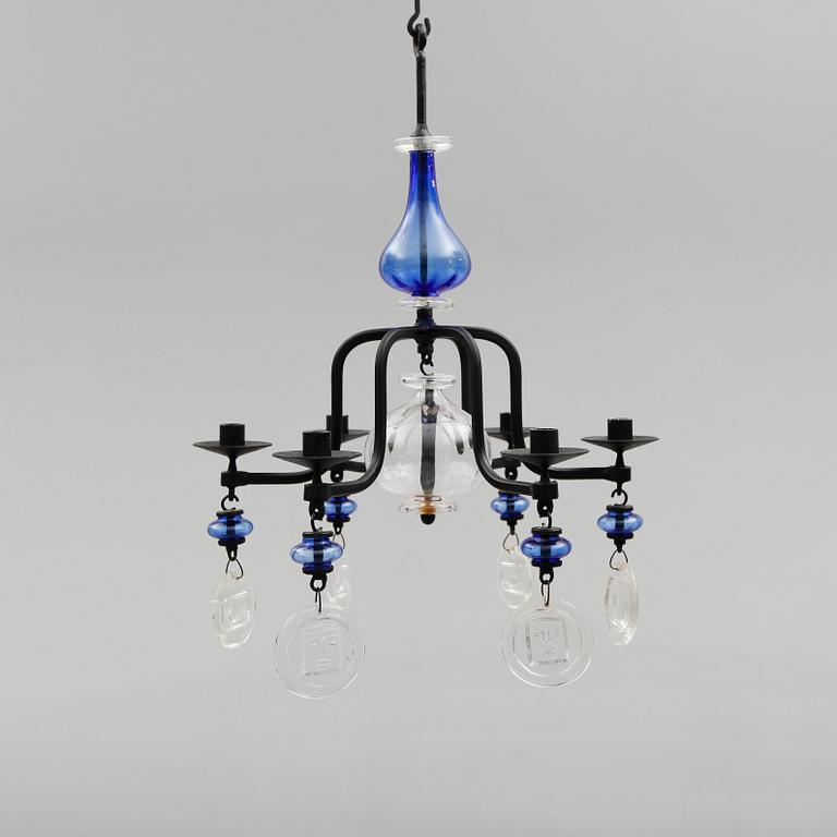 TAKKRONA, Erik Höglund, smide och glas.