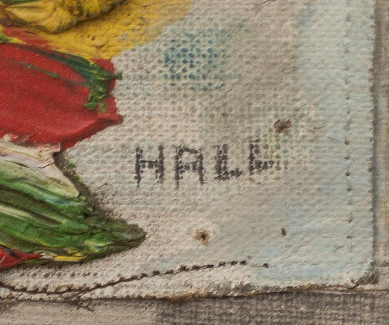 LENNART HALL, olja på duk, signerad.