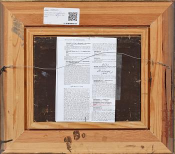 ÉDOUARD NIEUWENHUIS, olja på pannå, signerad och daterad 1859.