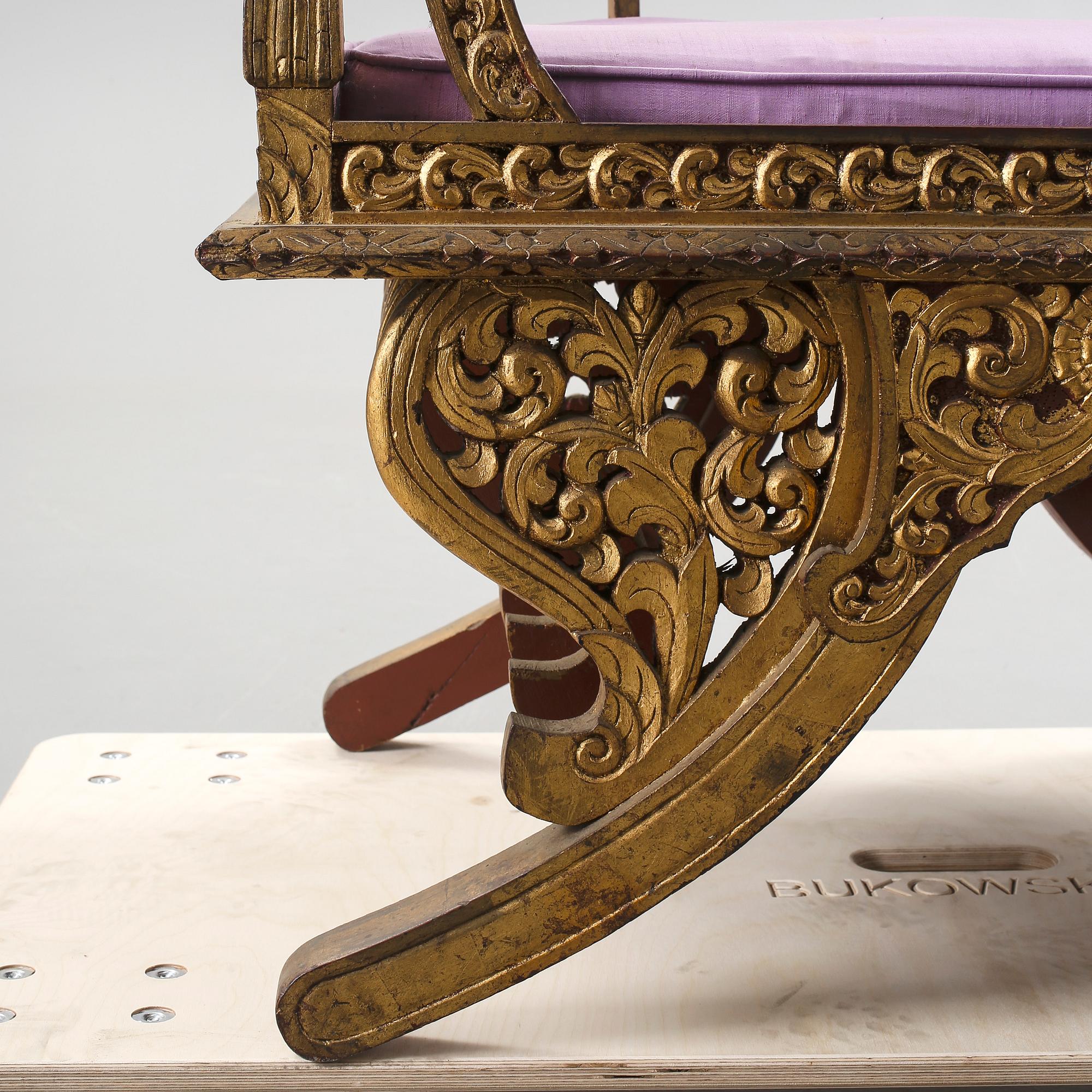 KARMSTOL, orientalisk, omkring år  1900.