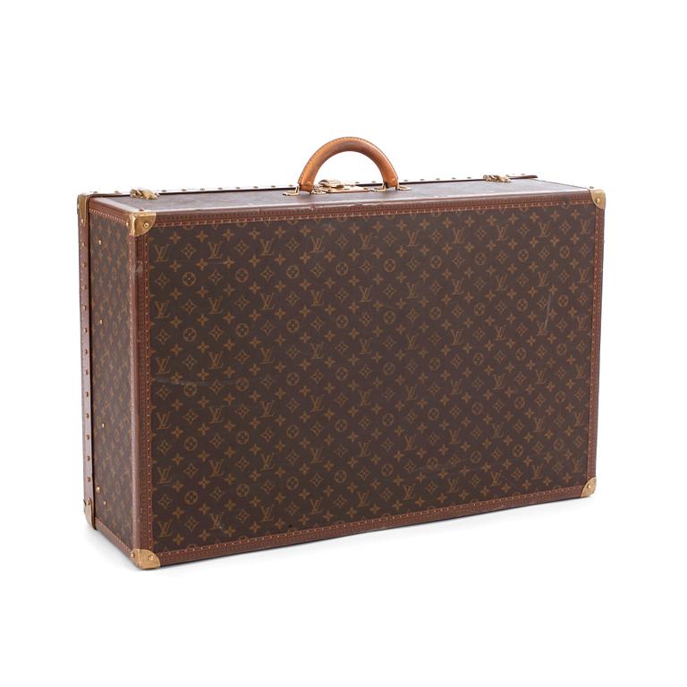 LOUIS VUITTON, a monogram canvas suitcase, "Alzer 80".