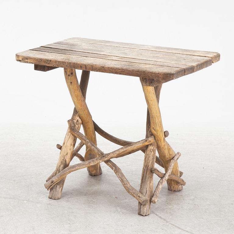 Trädgårdsmöbel för barn, 4 delar, 1900-talets andra hälft.