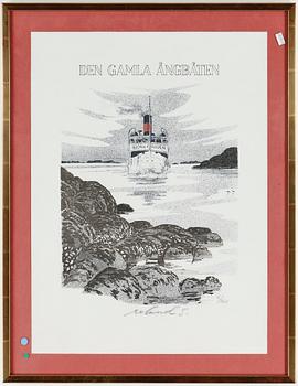 Roland Svensson · ROLAND SVENSSON, färglitografi. Signerad och numrerad 111/360.