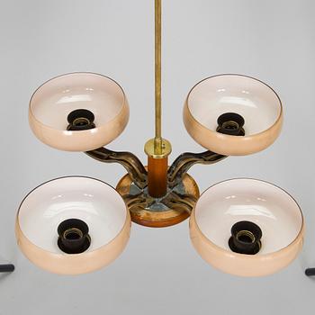 Paavo Tynell, taklampa, modell 1255/4, Taito, 1930-tal.