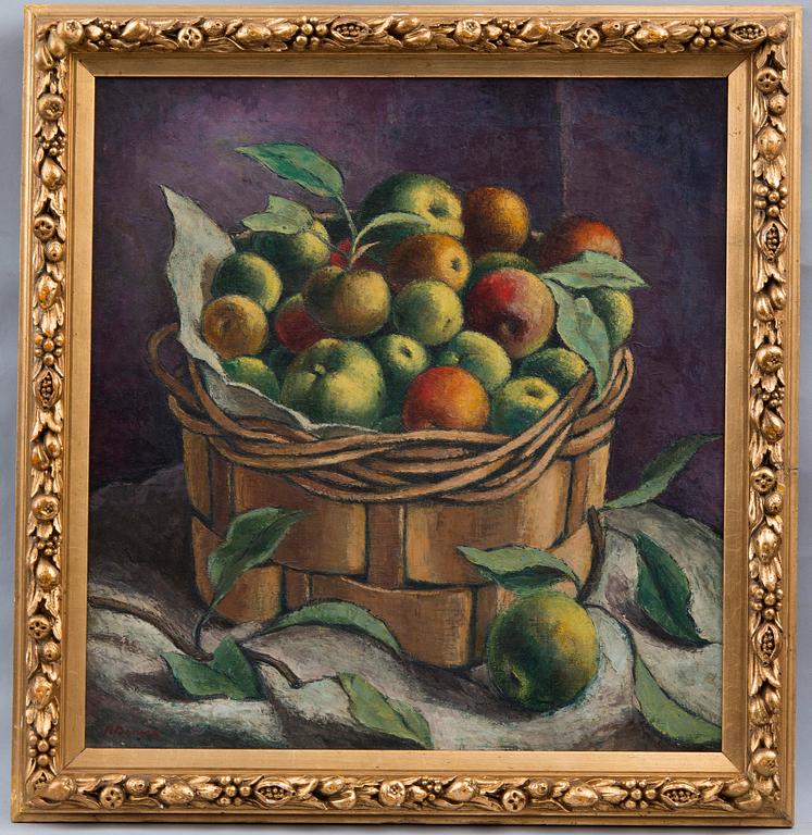 Nadia Benois, STILL LIFE WITH APPLES. БЕНУА, НАДЕЖДА ЛЕОНТЬЕВНА (1896-1975)
НАТЮРМОРТ С ЯБЛОКАМИ.