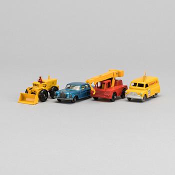 LESNEY MATCHBOX SERIES FOUR CARS.