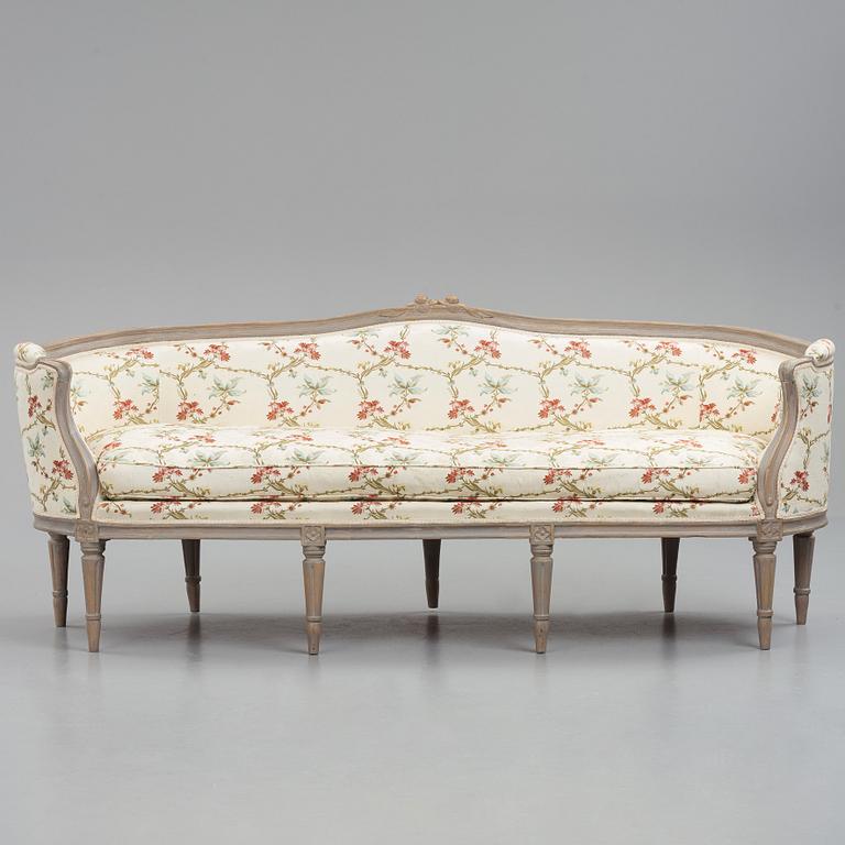 Soffa, Stockholmsarbete 1700-talets senare del, Gustaviansk.