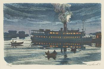 Roland Svensson, lithograph in colours, signed 338/360.