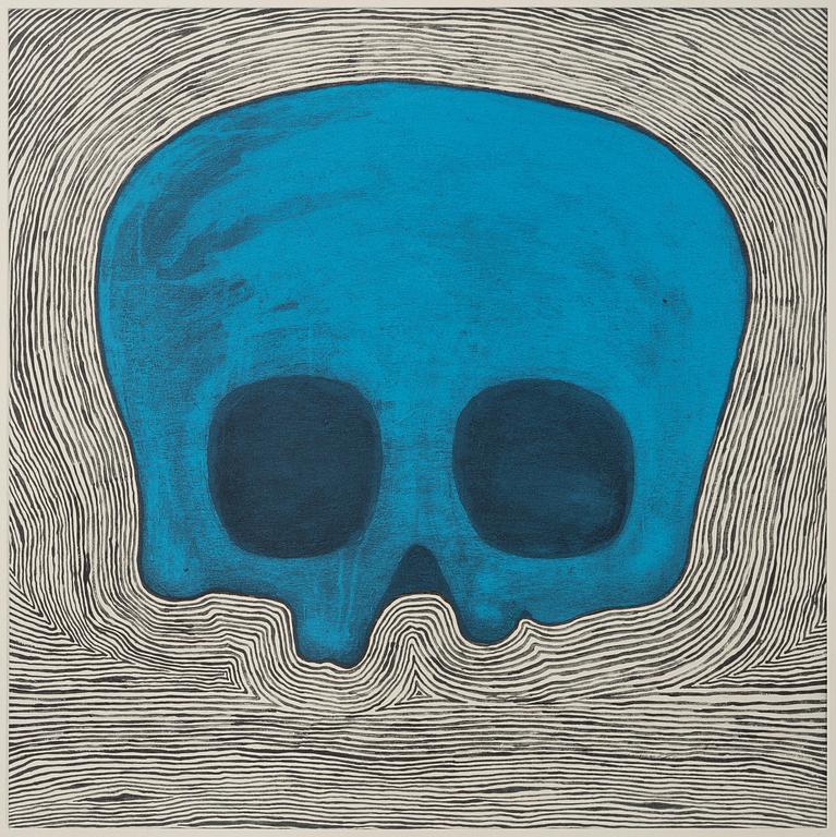 Jan Håfström, "Blue Skull".