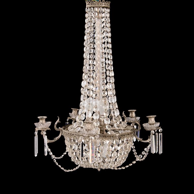 A chandelier from the early 20th Century.
