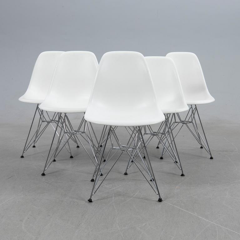 Charles & Ray Eames, chairs, 6 pcs, "Plastic chair DSR", Vitra, 2016.