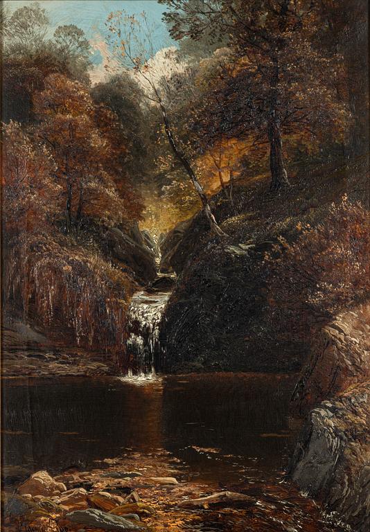 Clarence Roe, Landskap med vattenfall.
