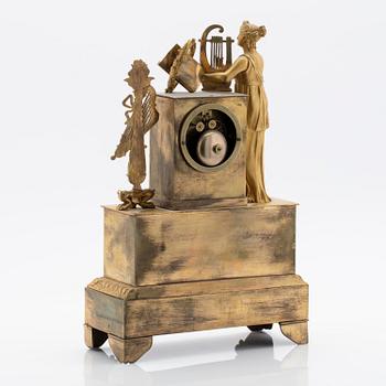 Table pendulum clock, Empire, France, 19th century.