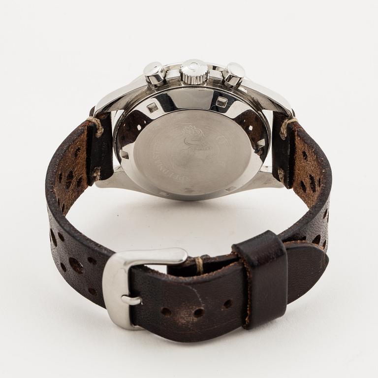 OMEGA, Speedmaster, chronograph, "Transitional", wristwatch, 42 mm.