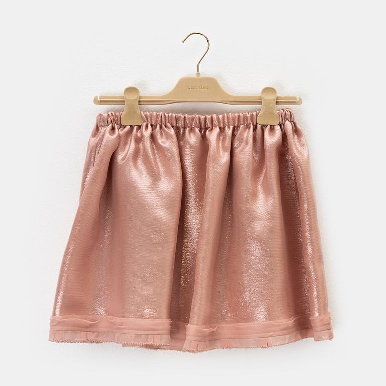 Miu Miu, a silk skirt, size 38.