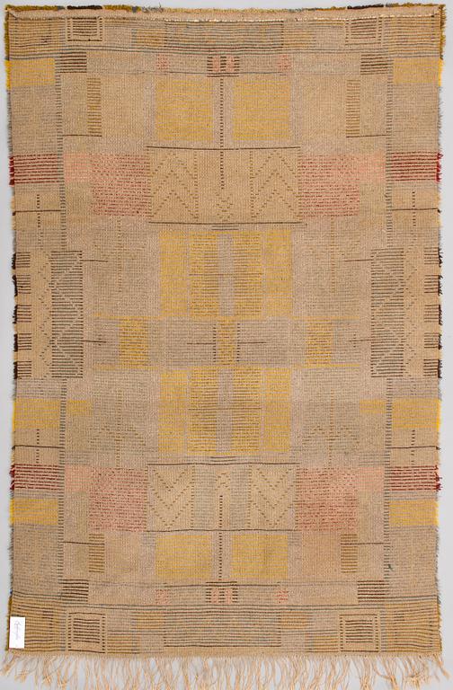 Laila Karttunen, A Finnish 1930s rug for Wetterhoff. Circa 210x142 cm.