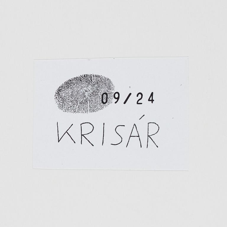 Anders Krisár, photograph signed and numbered 09/24 on verso.