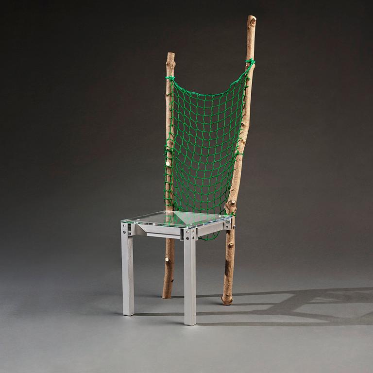 Fredrik Paulsen, stol, unik, "Chair One, Sloppy Bugatti", JOY, 2024.