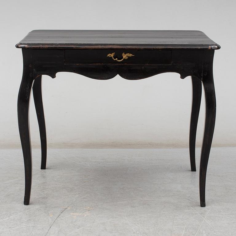 A Swedish Rococo table, second half of the 18th century.