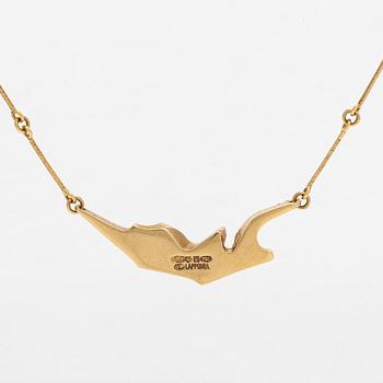 Björn Weckström, halssmycke, "Jonathan", 18K guld, platina, Lapponia 1998.