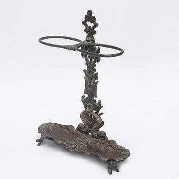 A umbrella stand, circa 1900.