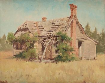 374. Olaf Wieghorst, "Old Homestead - Utter Ranch Washington".