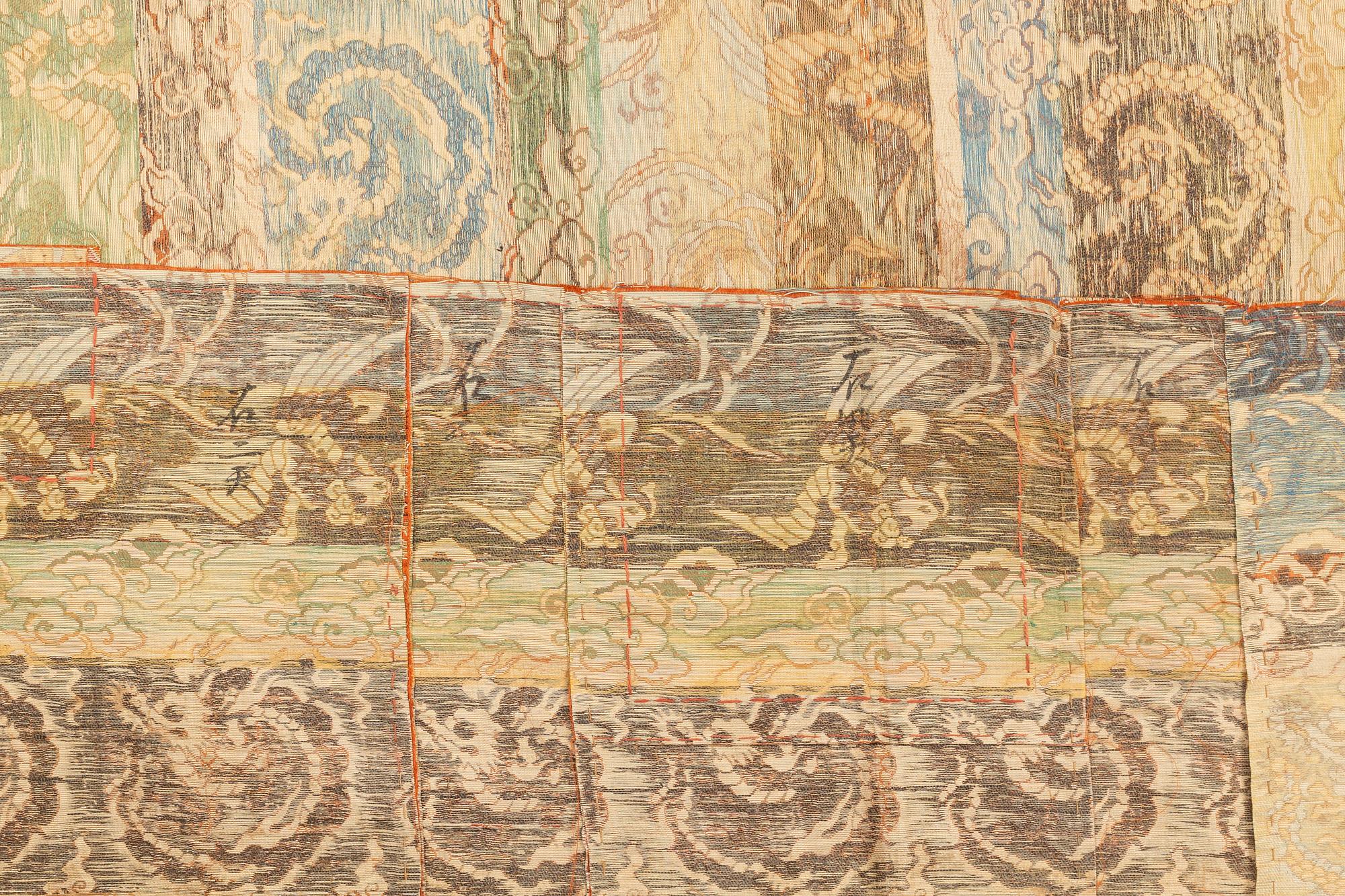 Buddhistisk munkmantel, Kesa, siden, 1800-tal.