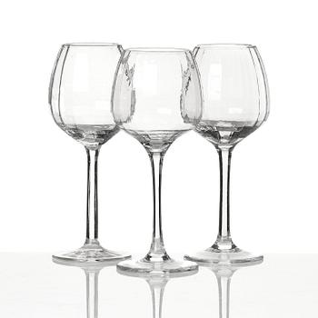 Claesson Koivisto Rune, "Wireframe", a glass ware set(10), prototypes, Sarasa, Japan, 2007.