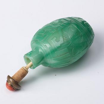 SNUSFLASKA med PROPP. Qingdynastin, 1800-tal.