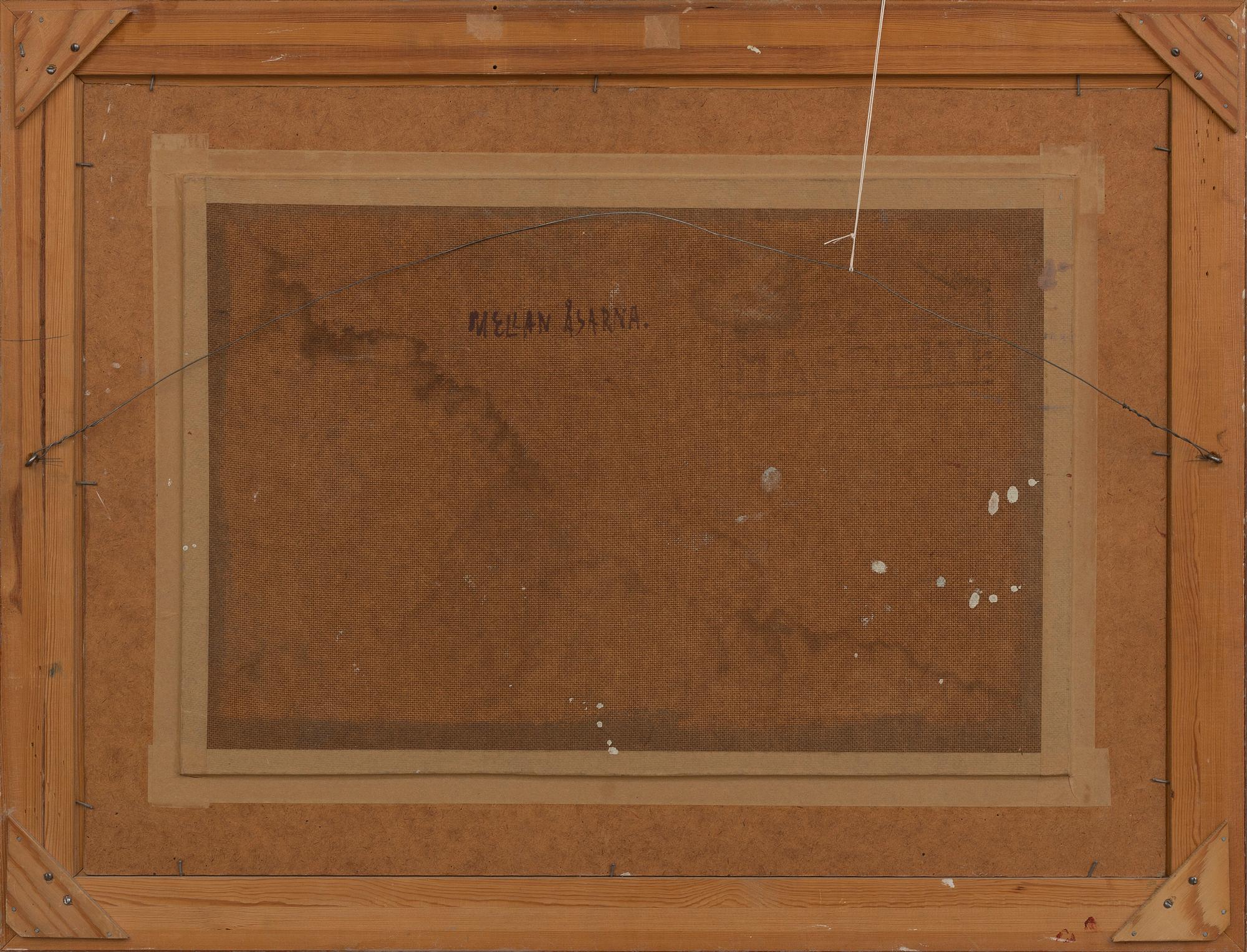Gerhard Wihlborg, oil on panel, signed.