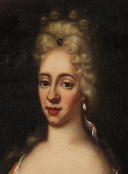 Martin Mijtens d.ä Attributed to, "Johan Linroth" (1653-1720) & "Juliana Elisabeth Linroth" (née Ertman) (1675-1745).