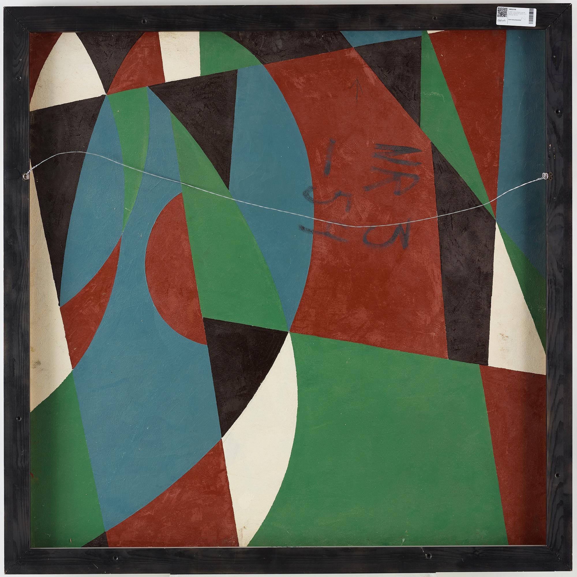 HARRY BOOSTRÖM, oil on panel, signed and dated -54.