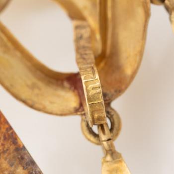 Brosch 18K guld, 1800-tal.