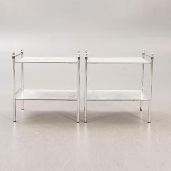 Bedside table / side table, a pair, 1970s-80s.