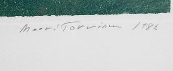 MEERI TORVINEN-ROUVINEN, etsning, signerad och daterad 1982.