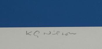 KG NILSON, färgserigrafi, signerad och numrerad 20/100.