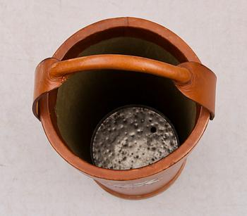 PARAPLYSTÄLL, England, läderklädd, 1900-talets första hälft.
