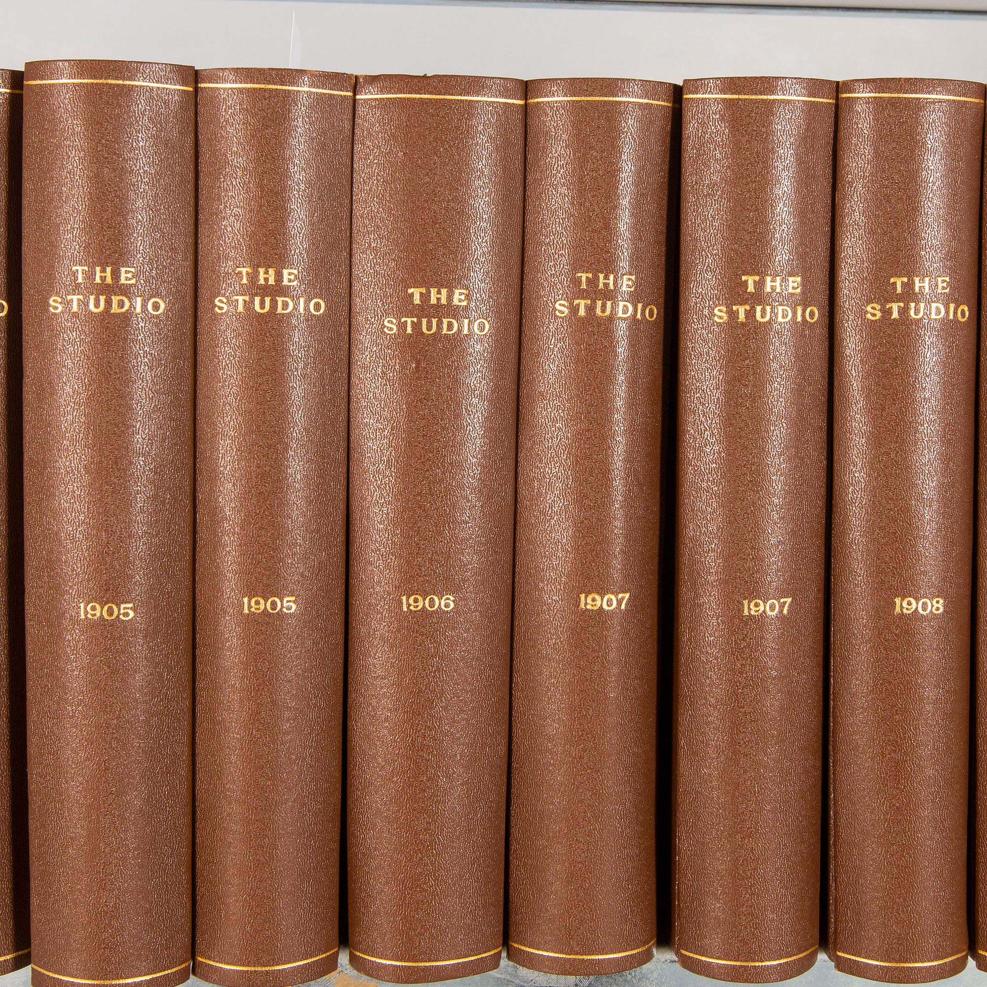 26 hardcover volumes of "The Studio", London 1901-16.