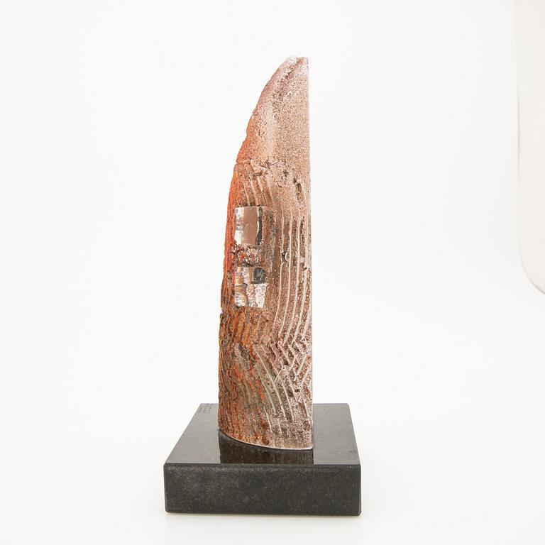 Bertil Vallien, skulptur, "Orbit", Kosta Boda.