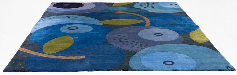 Anna-Johanna Ångström, a 'Blåbär' carpet, Axeco, c. 280 x 200 cm.