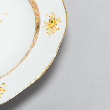 Herend, matservis, 121 delar, Apponyi Yellow / Chinese Bouquet, porslin, Ungern.