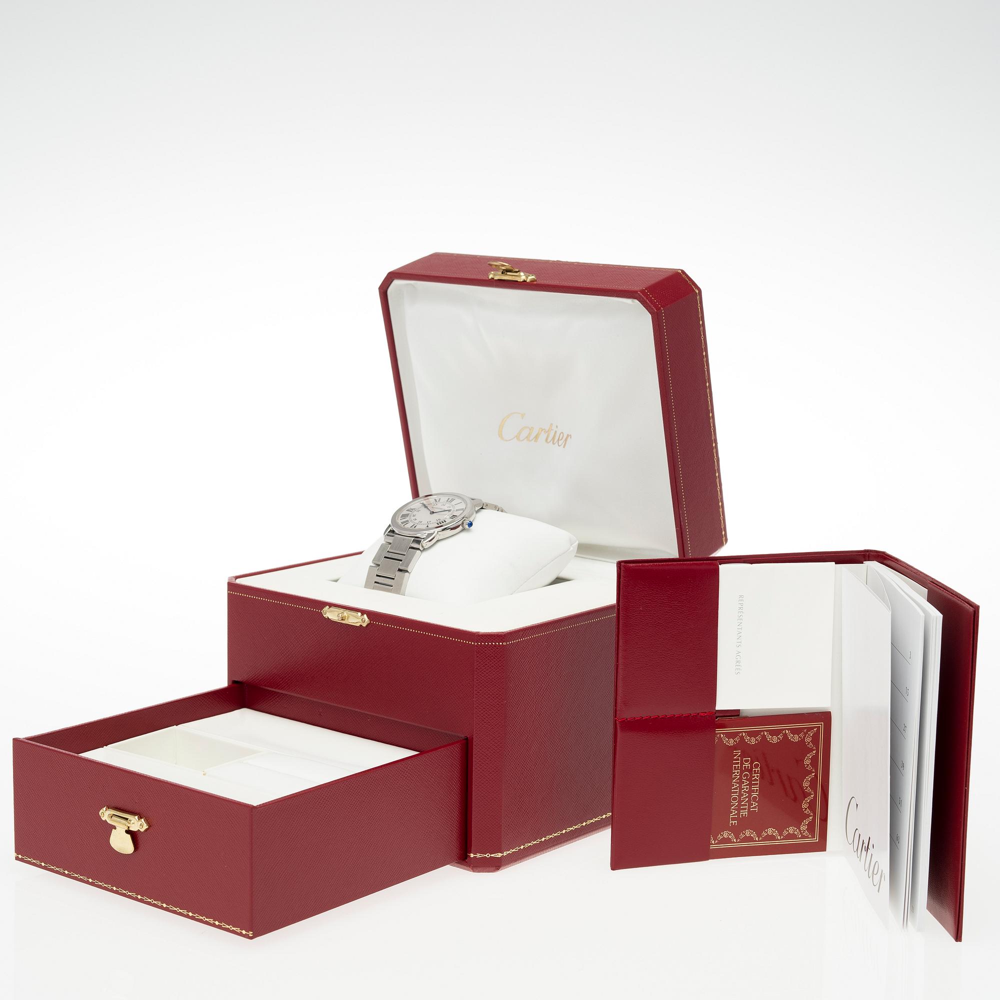 CARTIER, Ronde, wrist watch, 36 mm.